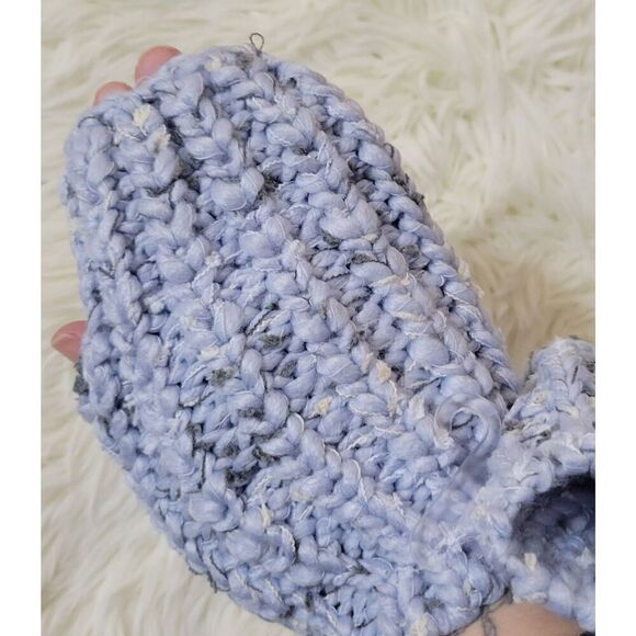 CIRCUS BY SAM EDELMAN Blue Multi Multi Color Knit Handwarmers New - Picture 4 of 4